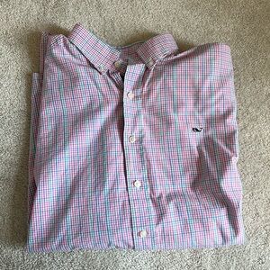 Vineyard Vines Whale Button Down Shirt size XL